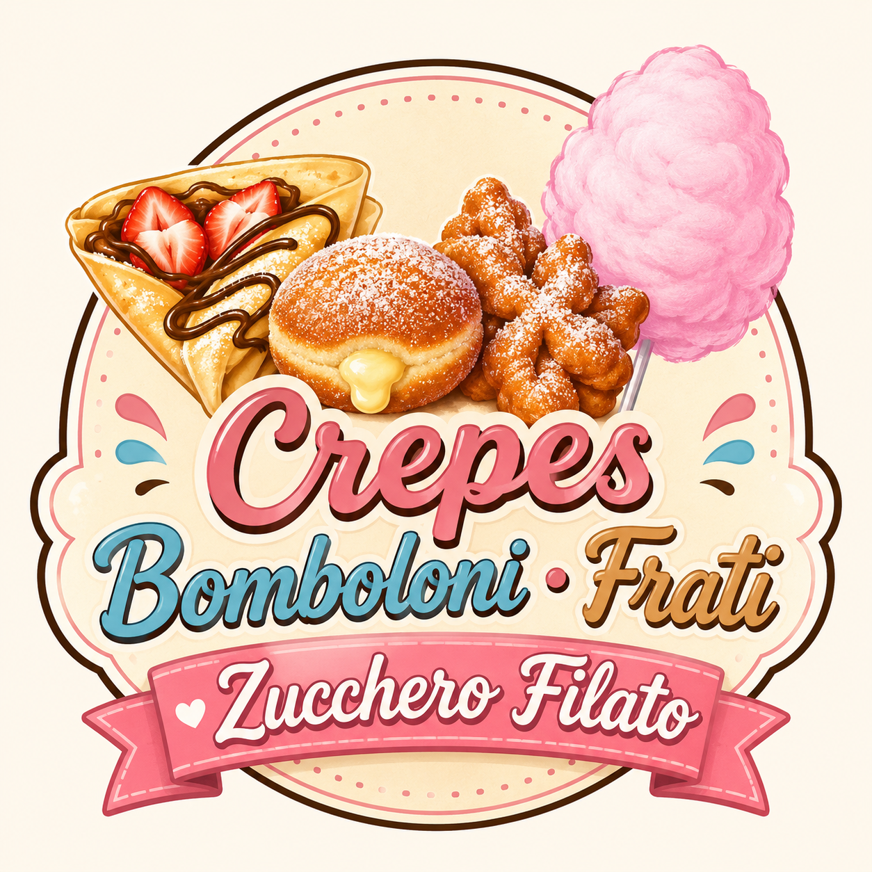 Crepes, Bomboloni, Zucchero Filato e molto altro